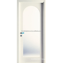 Arc Top White Prime MDF Carving Doors with Glass